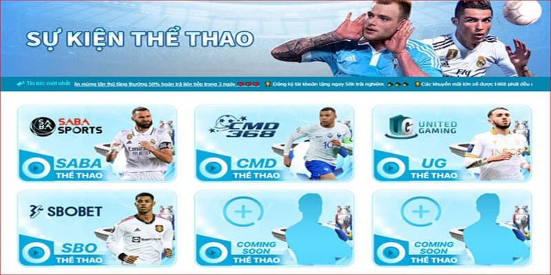 Sân chơi đa dạng với hơn 30 môn thể thao tại Hi88