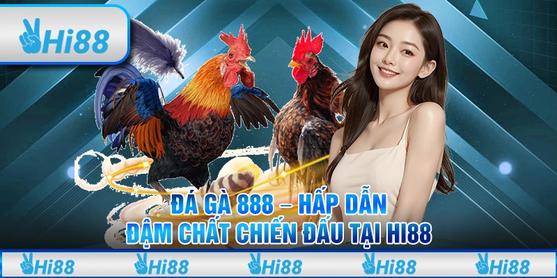 Đá Gà 888 – Hấp dẫn, đậm chất chiến đấu tại Hi88 Cho Tân Thủ