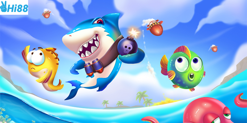 Chơi game bắn cá 3D tại Hi88