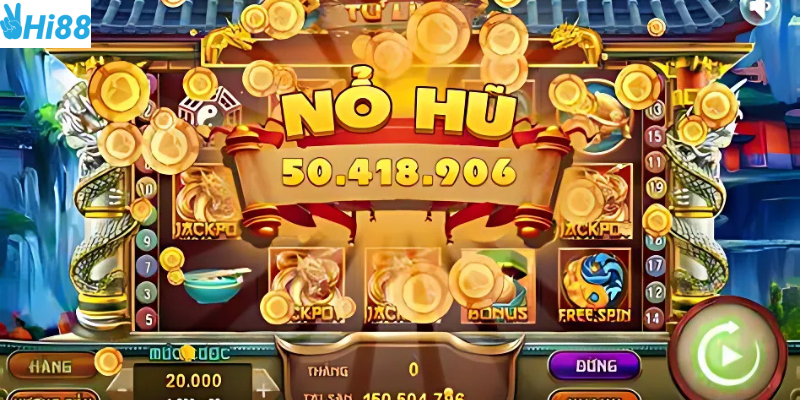 Chơi game nổ hũ đổi tiền mặt tại Hi88