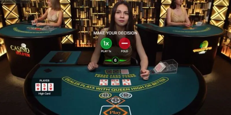 Tìm hiểu luật chơi Live Dealer Poker cơ bản