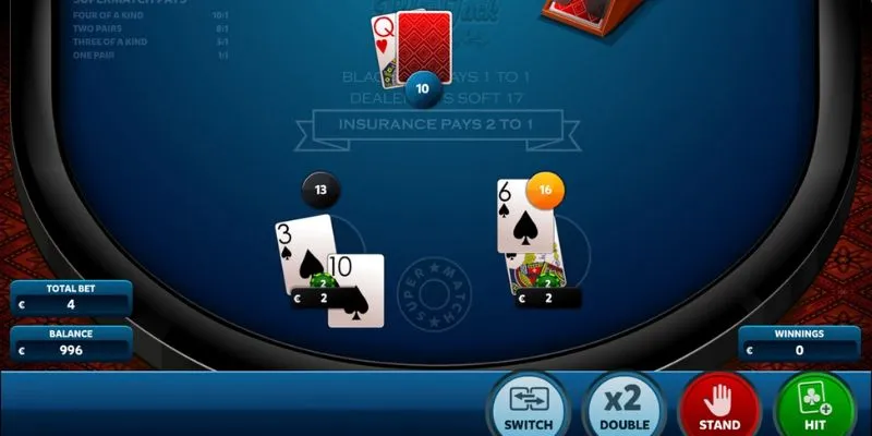 Cách sắp xếp bài chuẩn xác trong blackjack