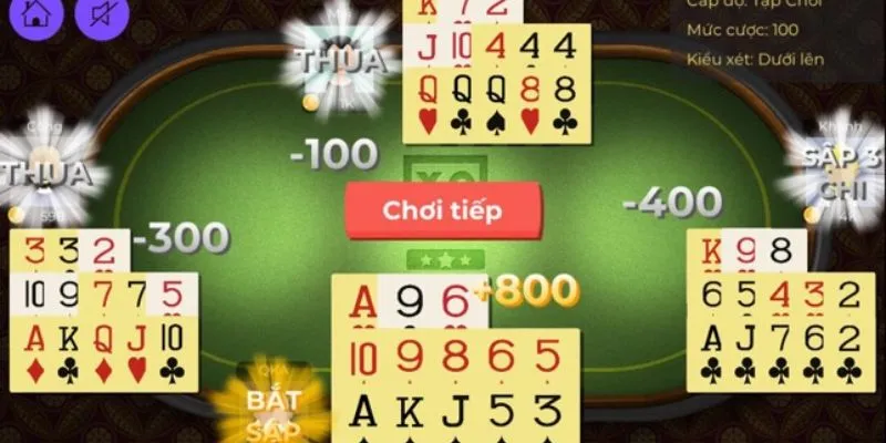 Cách xếp bài mậu binh thông minh