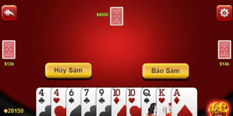 Mẹo chơi bài sâm trong vài nước bài