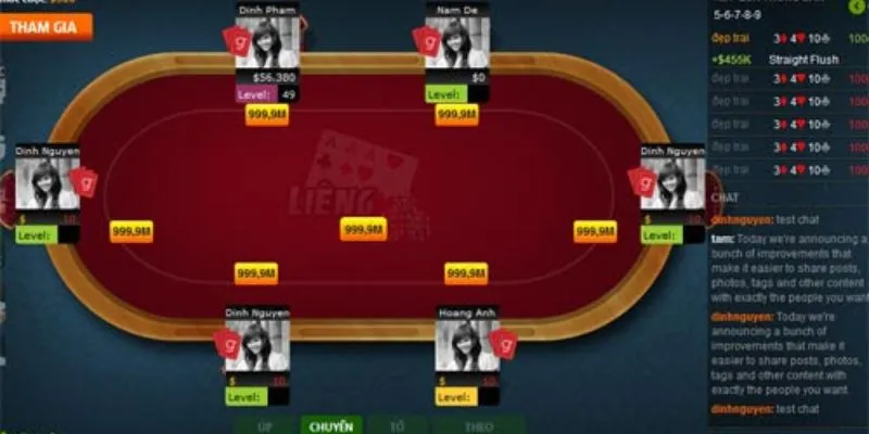 Cách phân biệt các loại bài trong liêng