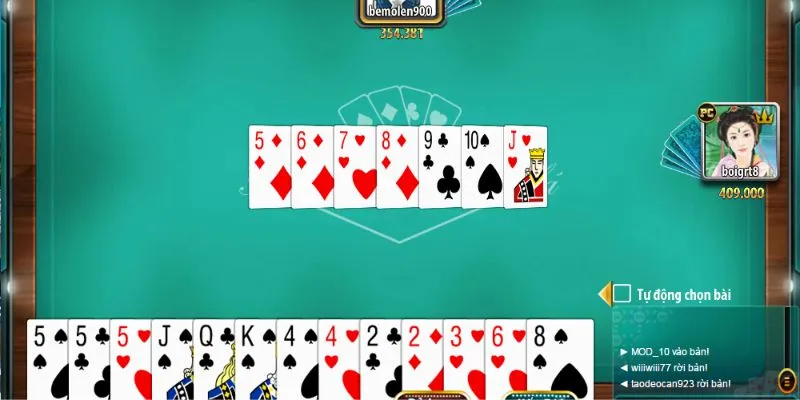 Các thủ thuật chơi bài tiến lên từ tay chơi lão luyện